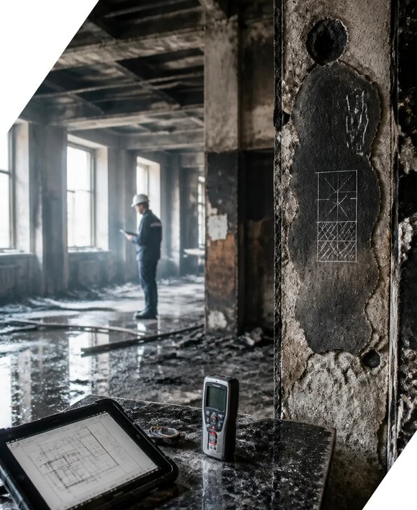 Обследование зданий после пожара в Ялте от 15324 р. | ЭкспертизаРоссия