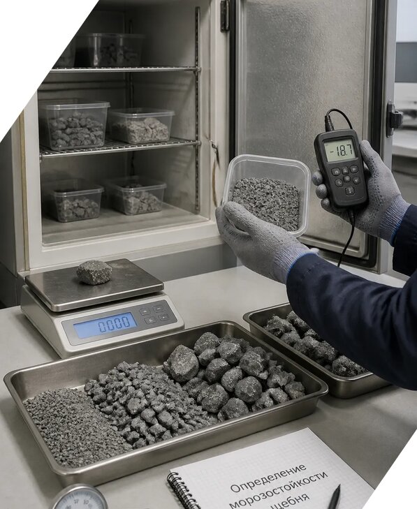 Определение морозостойкости щебня в Ялте от 3576 р. | ЭкспертизаРоссия
